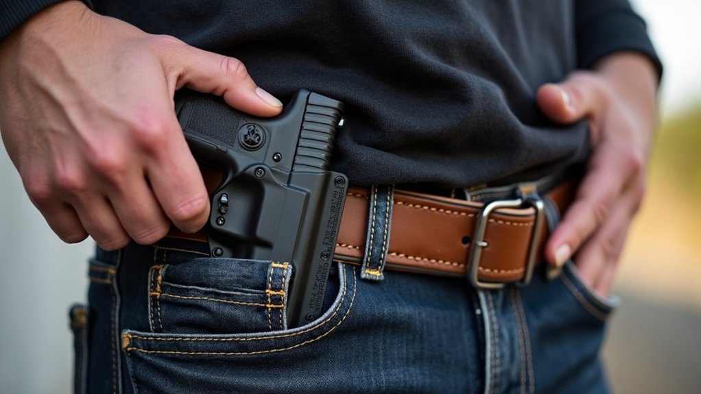 comfortable iwb holster setup