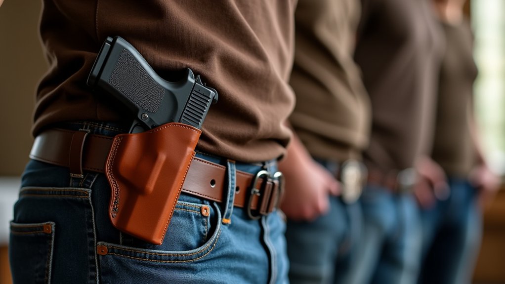 holster claw carry positions