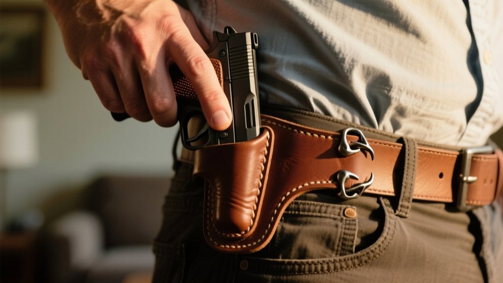 holster claw enhances concealment