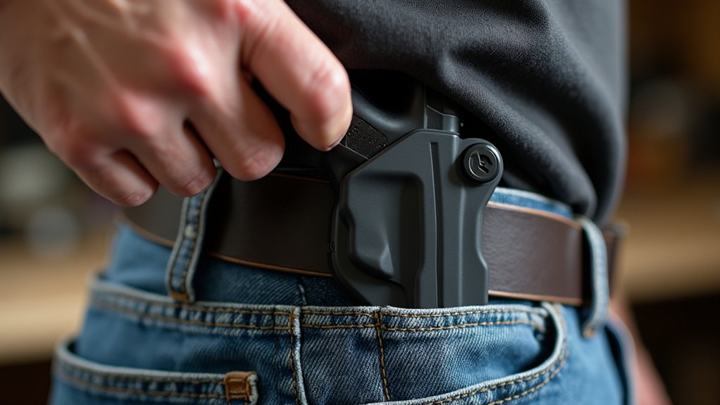 holster comfort and adjustments