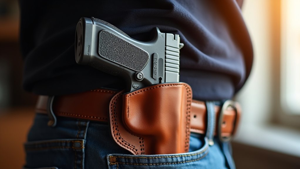 holster ensures safety and accessibility