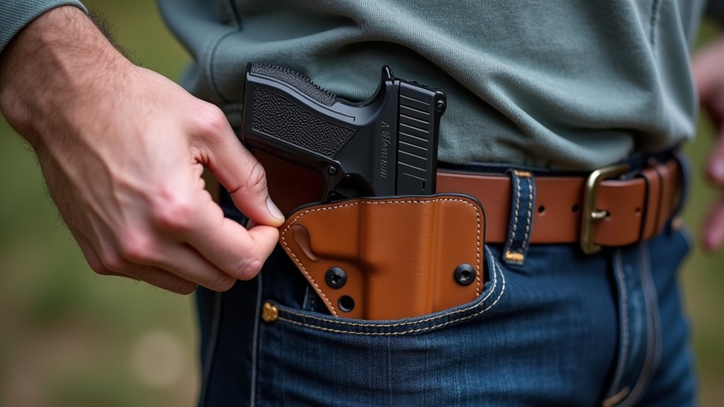 holster material affects comfort