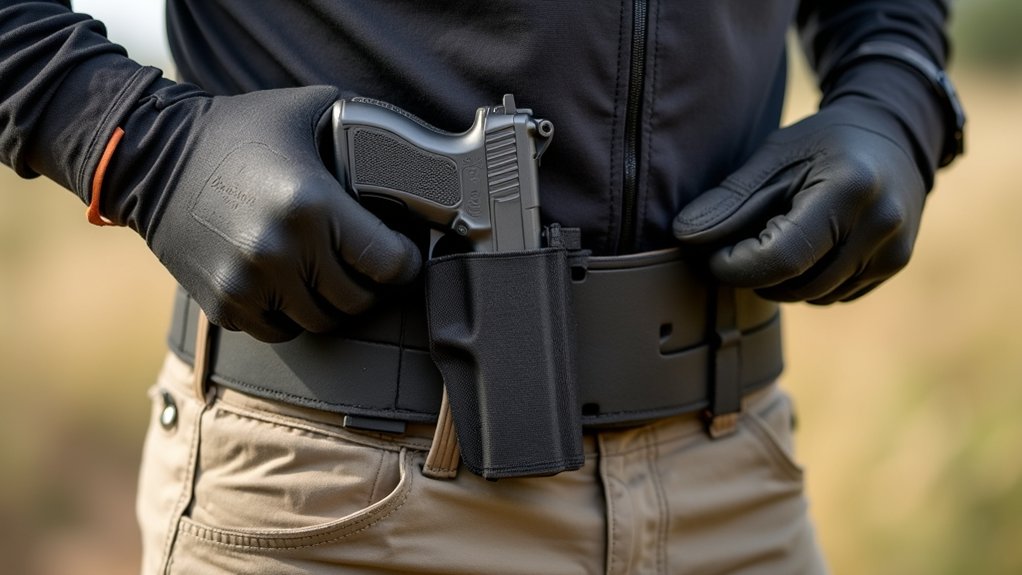 holster stability and practice