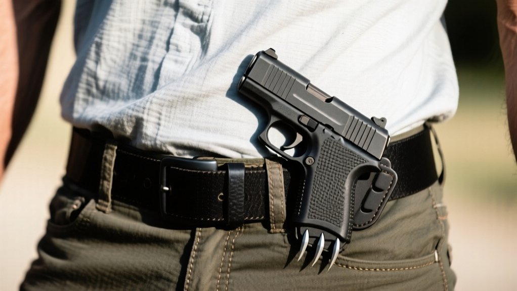 iwb holster claw positioning