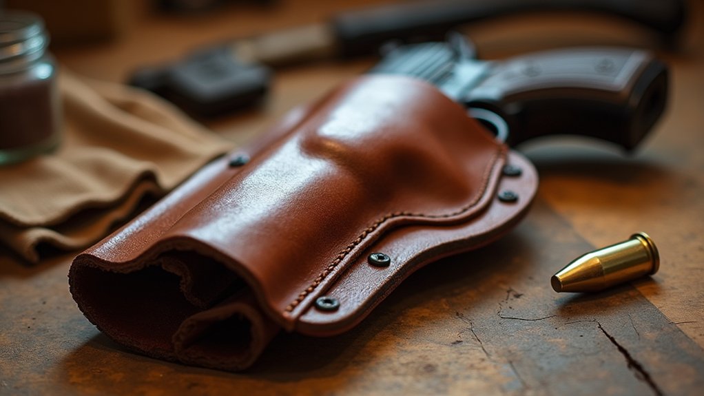 leather holster needs breaking in