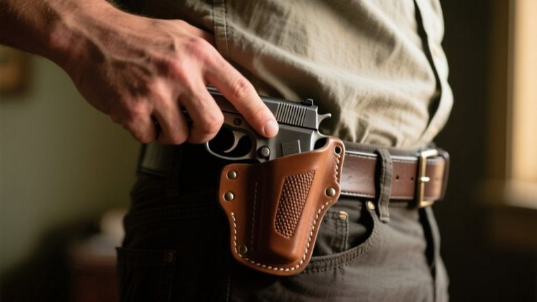 paddle holster outside pants