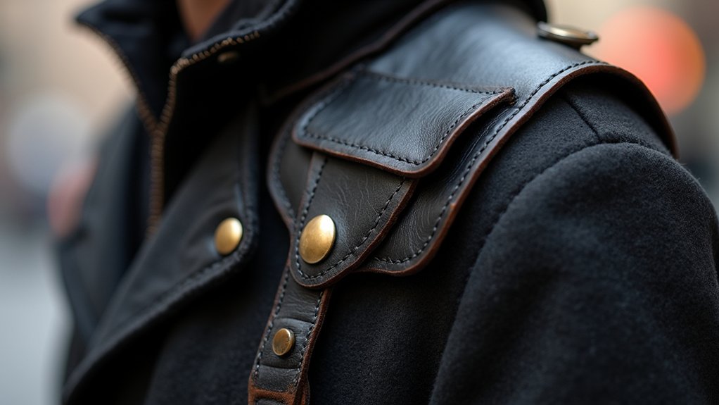 premium leather and kydex