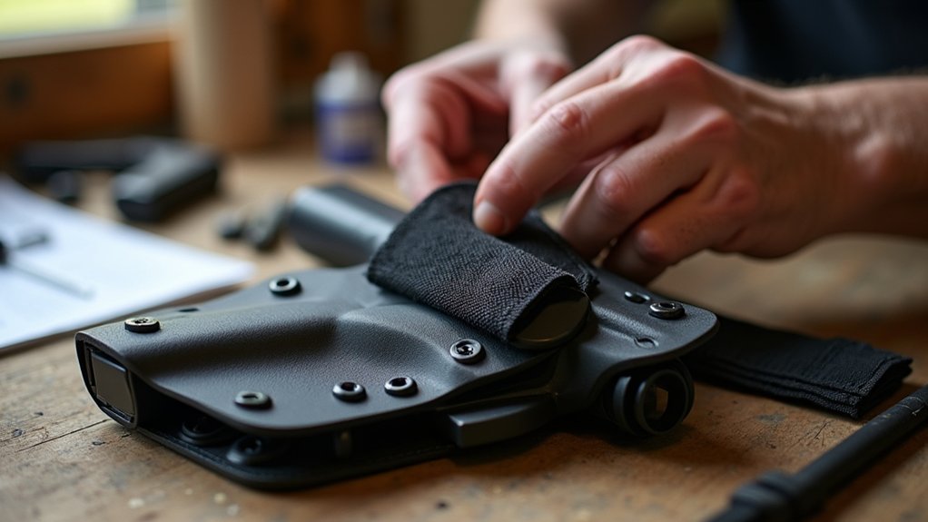 prepare holster for installation