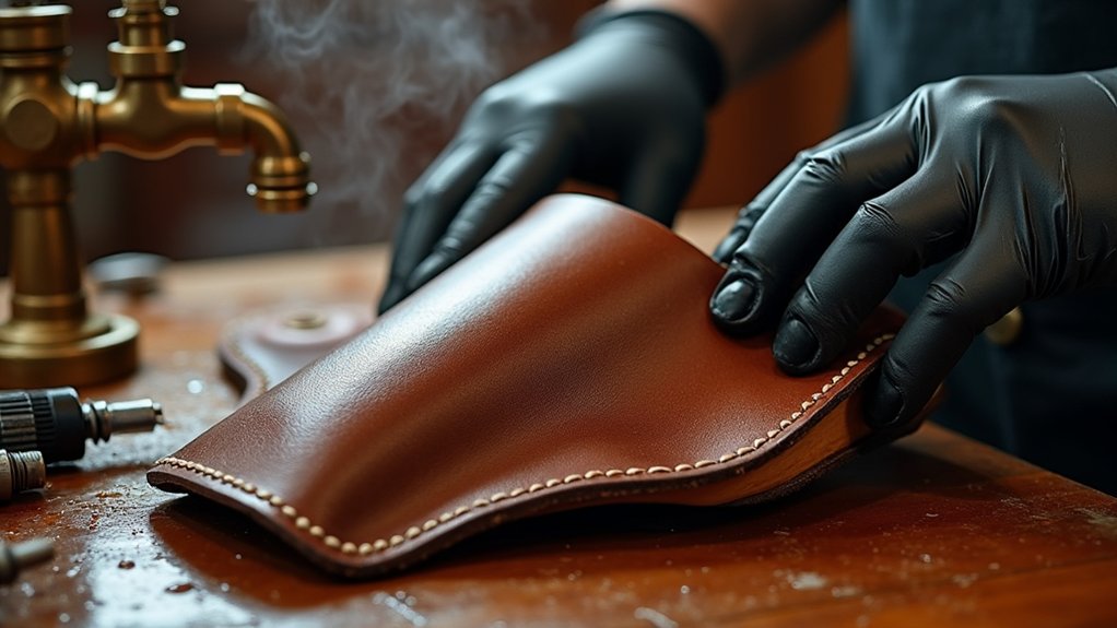 prepare leather holster properly