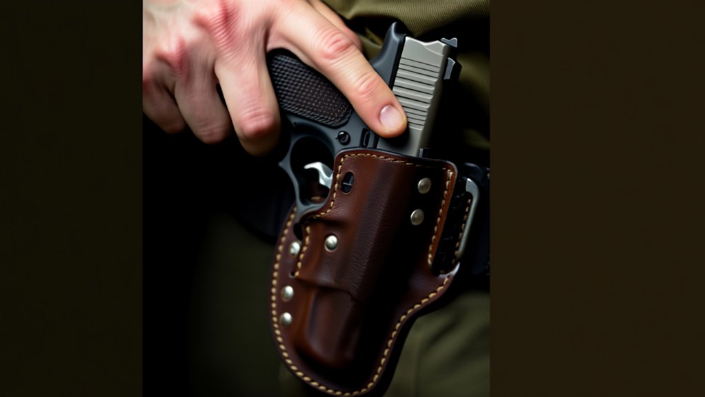 retention holster security mechanism