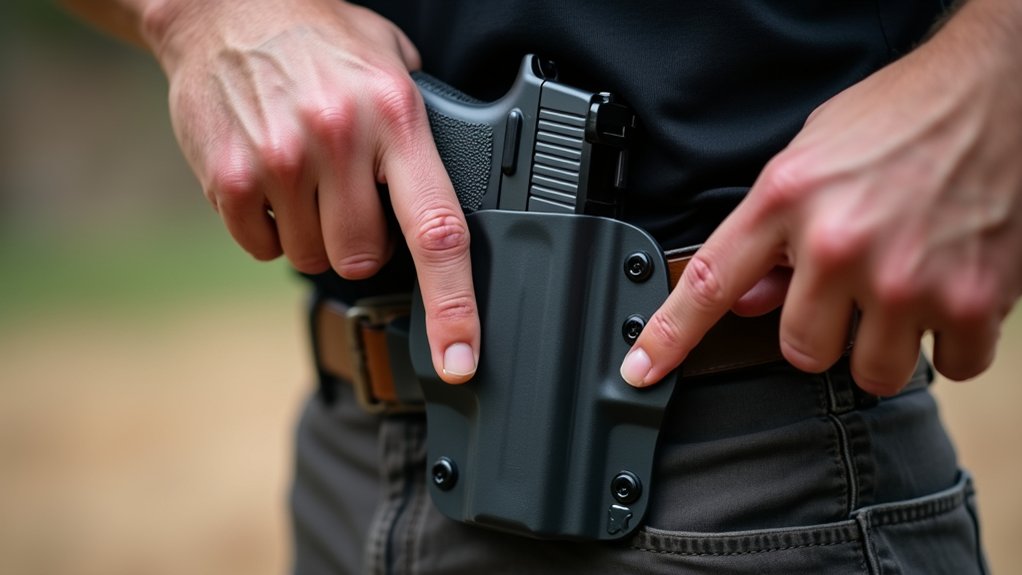 safe firearm handling practice