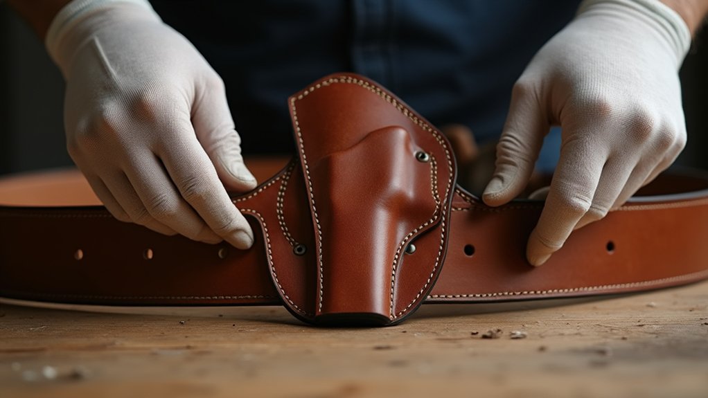 securely attach holster belt