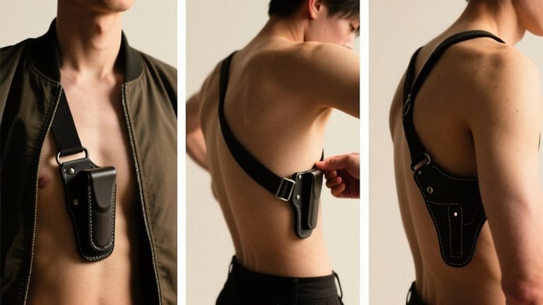 wear vertical shoulder holster