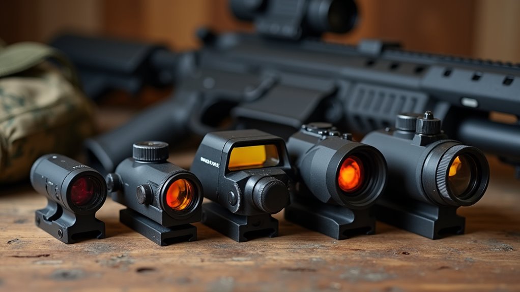 reticle brightness lens quality