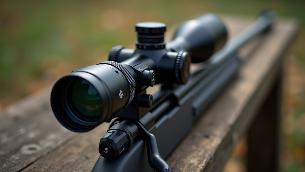 scope magnification and reticle