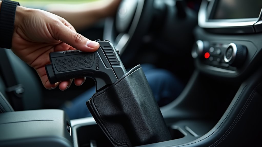 secure compatible car holster