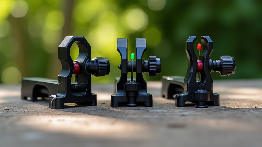 sight visibility and adjustability