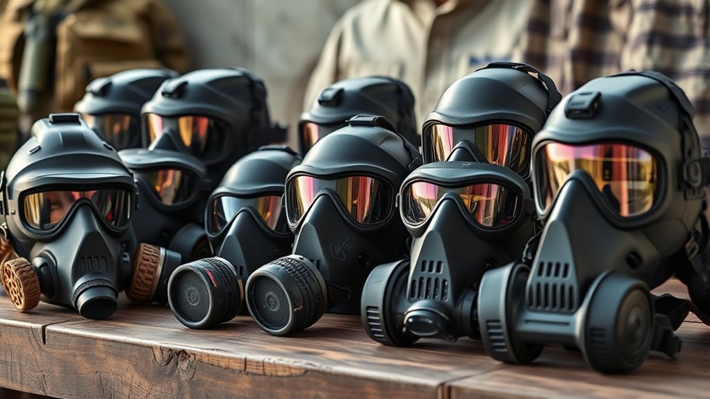 top airsoft gas mask selection