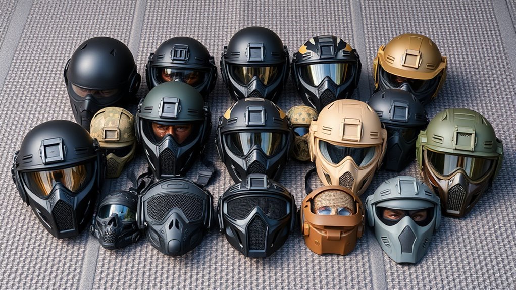 top airsoft headgear options