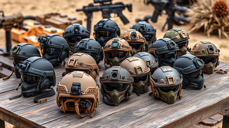 top airsoft helmet configurations