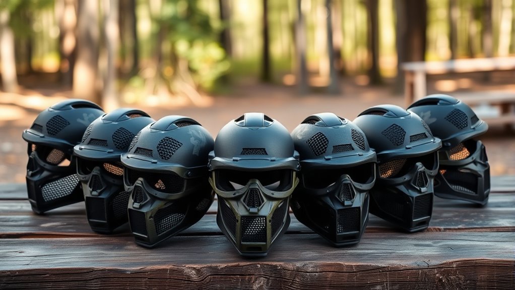 top airsoft mesh mask selection