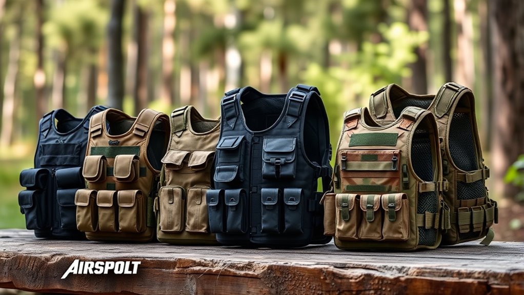 top airsoft tactical vests
