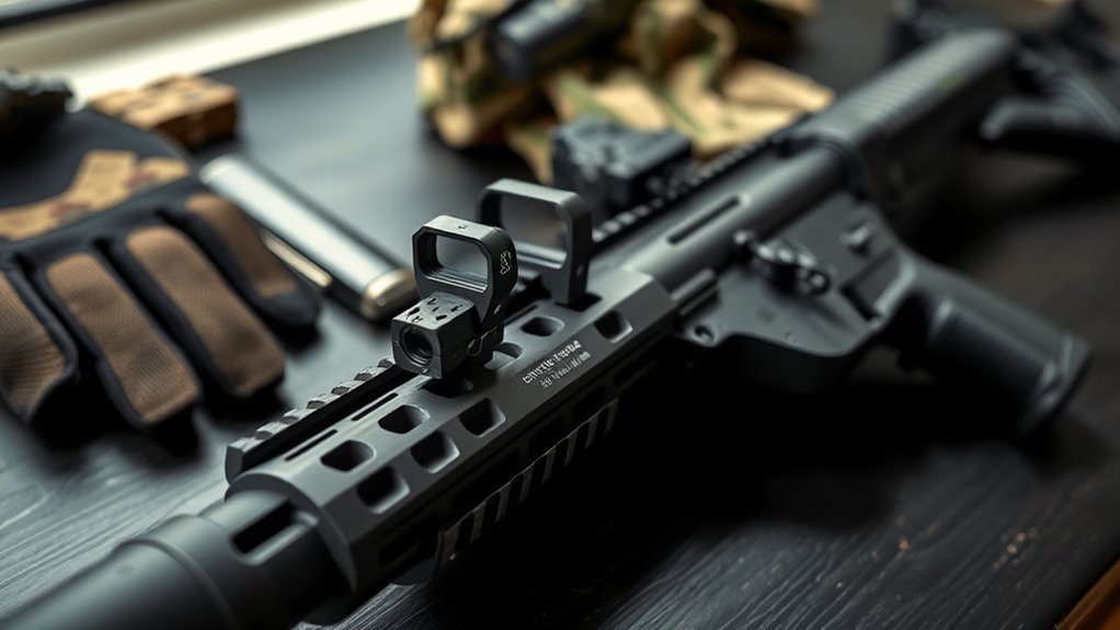 top ar15 flip up sights