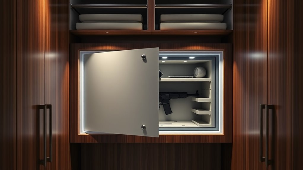 top closet gun safes