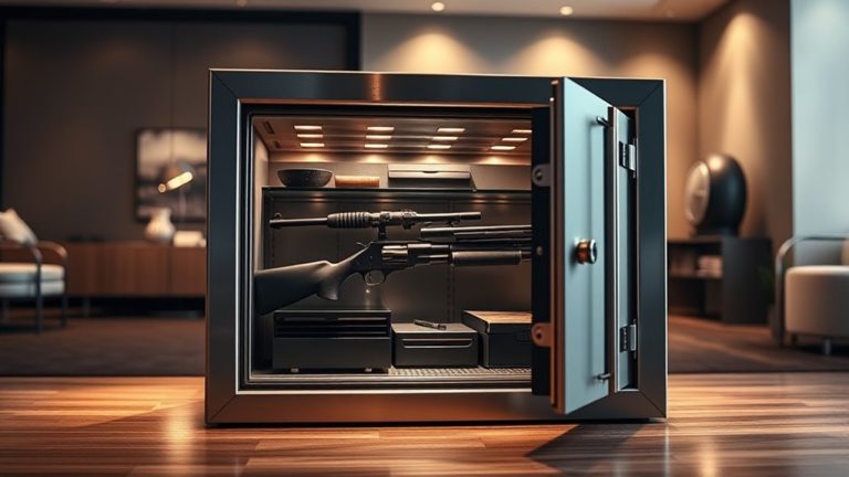 top drop down gun safes