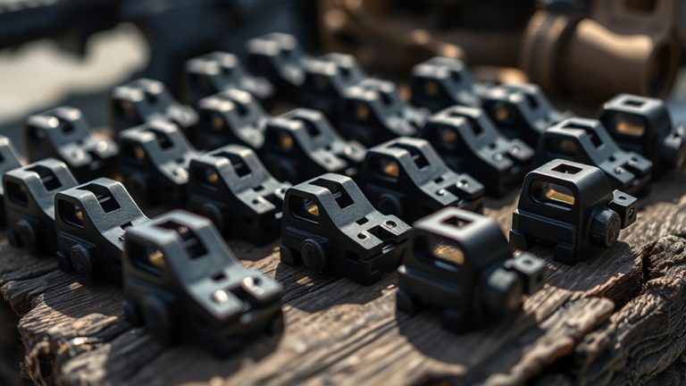 top flip up rifle sights