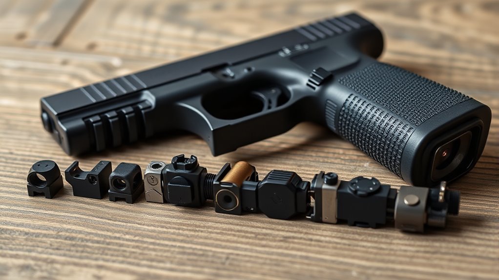 top glock 43x iron sights