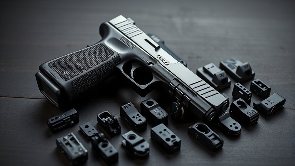 top glock iron sights