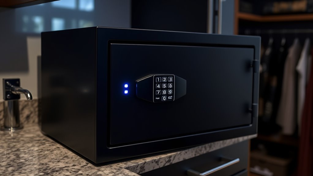 top gun safe alarm options