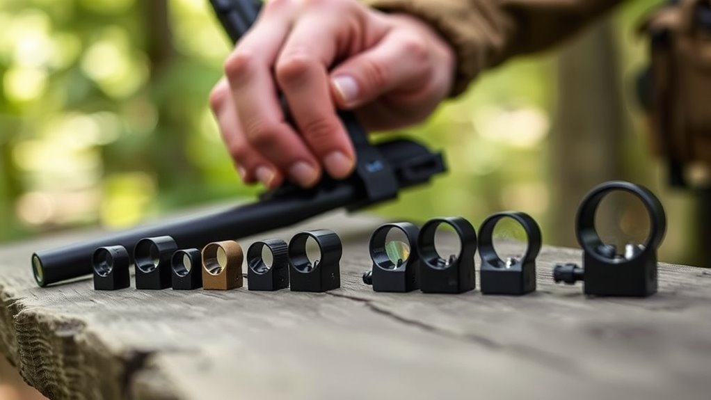 top peep sight sizes