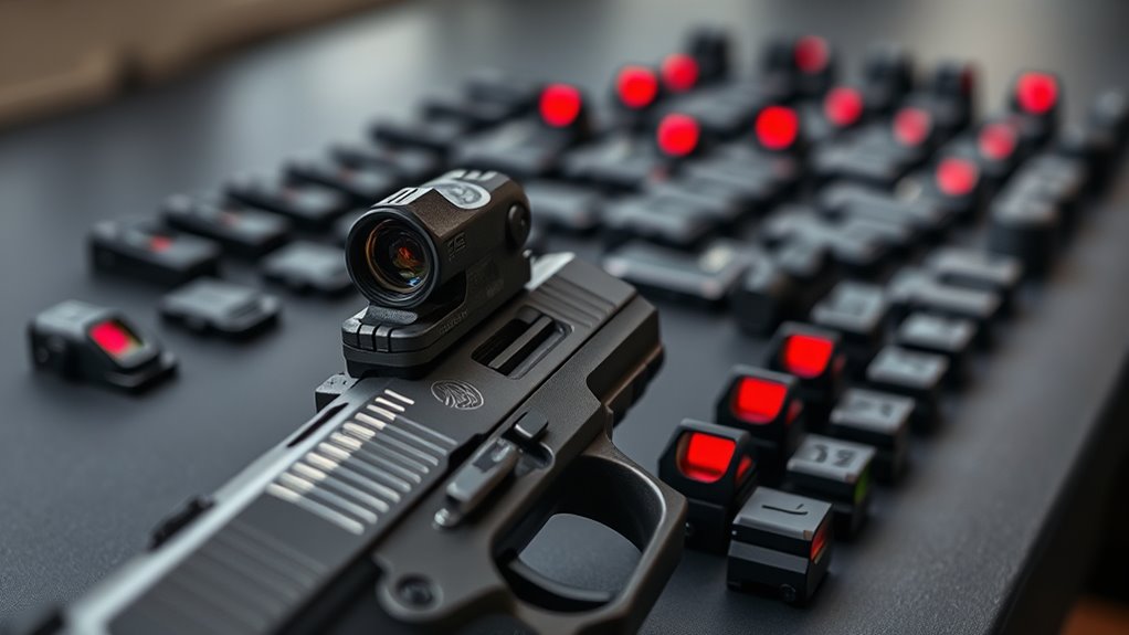 top pistol red dot sights