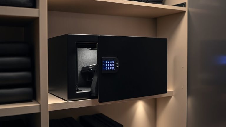 top small closet gun safes