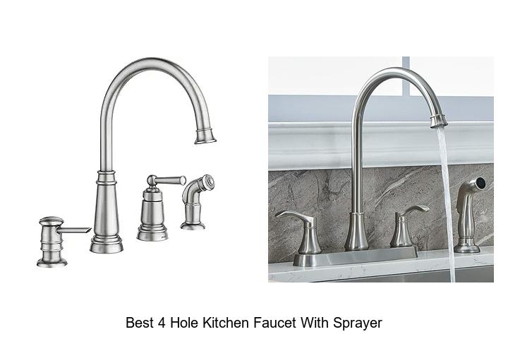 Top 15 Best 4 Hole Kitchen Faucet With Sprayer You Must See