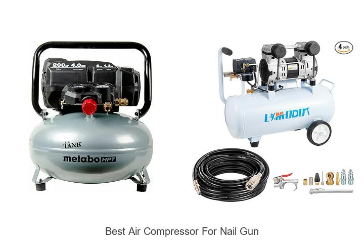 Top 12 Best Air Compressor For Nail Gun That Save You Time
