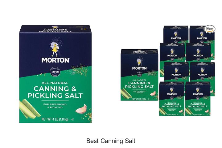 Top 12 Best Canning Salt For Perfect Preserves