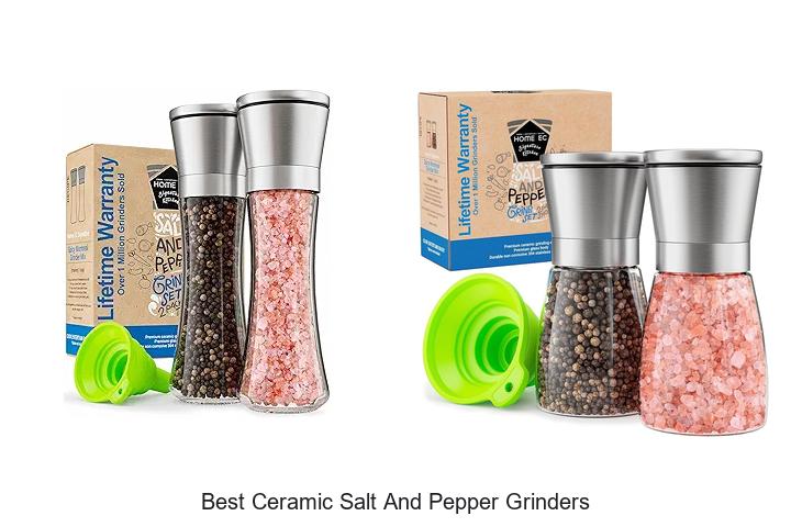 Top 12 Best Ceramic Salt And Pepper Grinders That Amaze