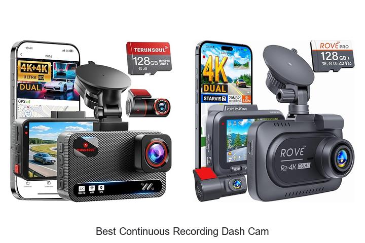 Top 12 Best Continuous Recording Dash Cam For Ultimate Security