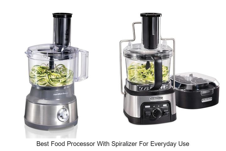 Top 15 Best Food Processor With Spiralizer For Everyday Use
