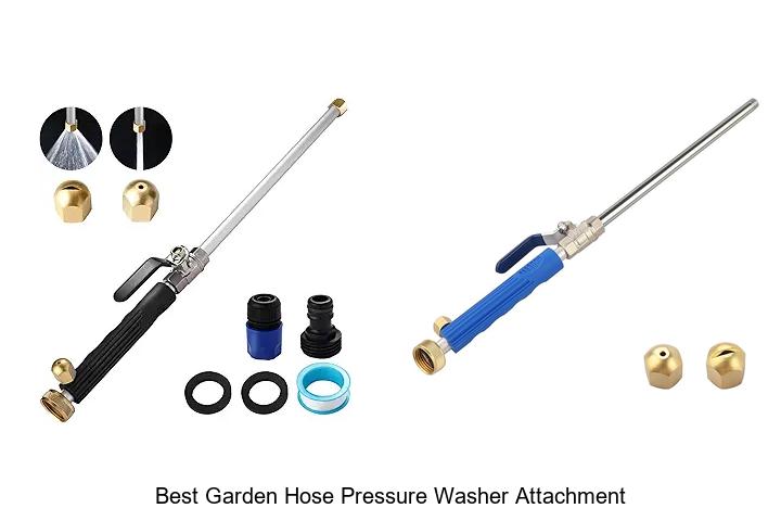 Top 13 Best Garden Hose Pressure Washer Attachment for Power Cleaning