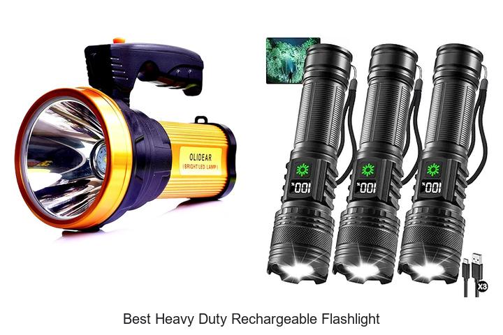 Top 12 Best Heavy Duty Rechargeable Flashlight That Lasts