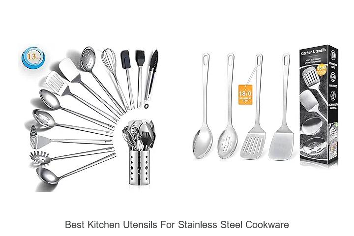 Top 12 Best Kitchen Utensils For Stainless Steel Cookware