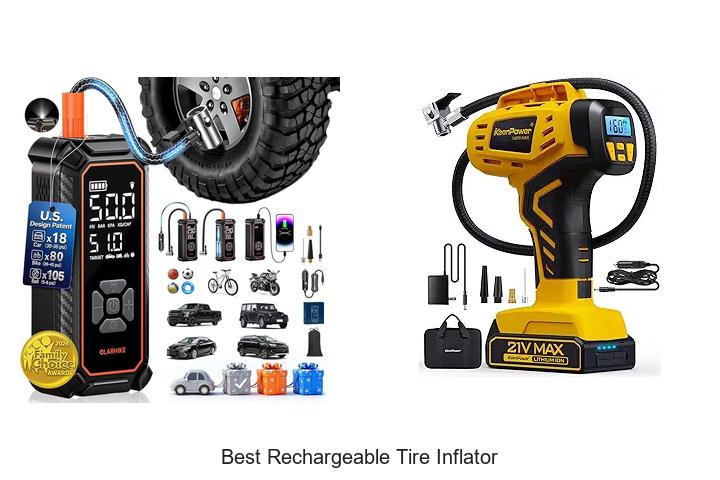 Top 12 Best Rechargeable Tire Inflator for Fast Inflation
