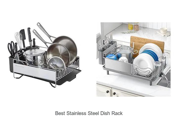 Top 12 Best Stainless Steel Dish Rack for Easy Drying